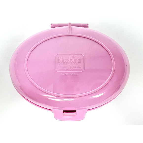 1995 Bluebird Shetland Pony Stable Pink Compact Oval Pony Horse Vtg Polly Pocket - Picture 4 of 8